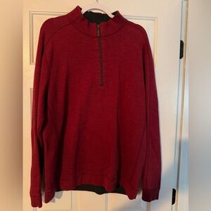 Tommy Bahama Charcoal and Magenta Knit Top